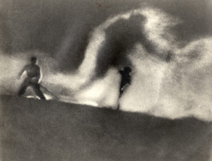 fantastische Kamera-Aufnahmen 1931, Der weisse Rausch, Foto Archiv Fanck