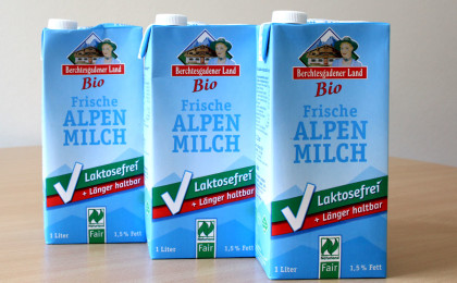 Laktosefreie Frische Bio Alpenmilch