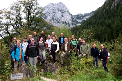Angehende Natur- und Landschaftspfleger im Nationalpark Berchtesgaden