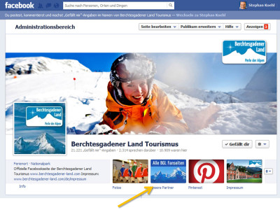 Facebookseite Berchtesgadener Land 