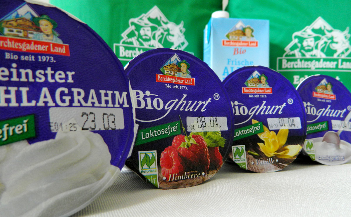 Bergbauernmilch : Neue Laktosefreie Bio-Milchprodukte aus Piding