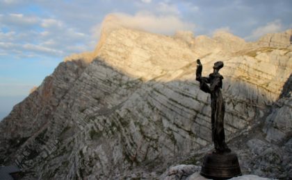 Denkmal der Almer Wallfahrt im Steinernen Meer