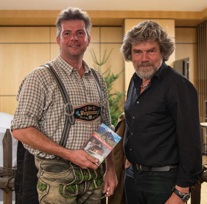 Hubsi mit Reinhold Messner