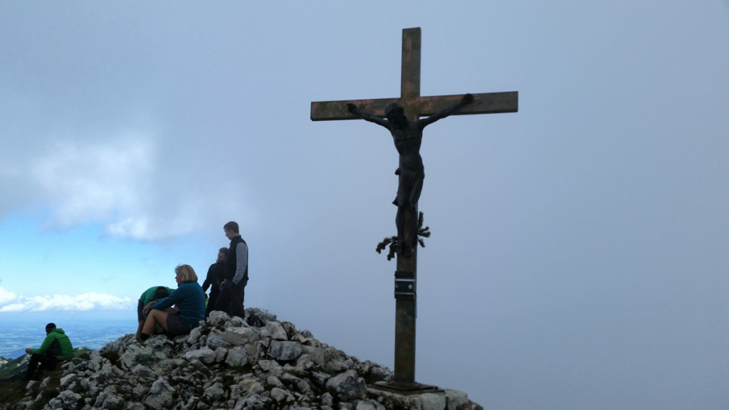 Gipfelkreuz am Berchtesgadener Hochthron, Untersberg