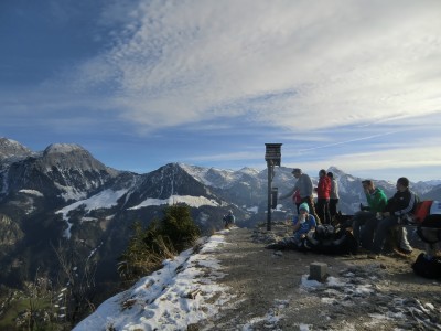tolle Aussicht auf dem Grünstein-Gipfel