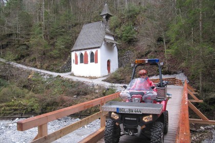 Das ATV der Bergwacht Berchtesgaden © BRK BGL