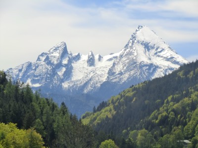 Watzmannpanorama von der Hintergern aus gesehen