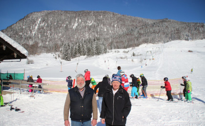 Betreiber des Skiliftes: Franz Hinterseer und Peter Eicher