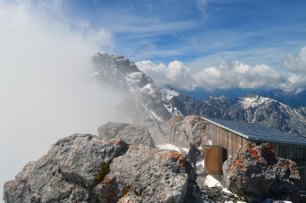 Blick zur Watzmann Mittelspitze