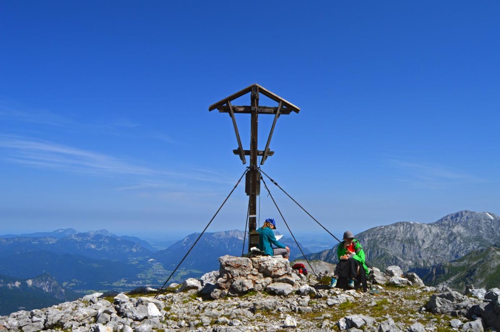 Das Gipfelkreuz des Kahlersberg