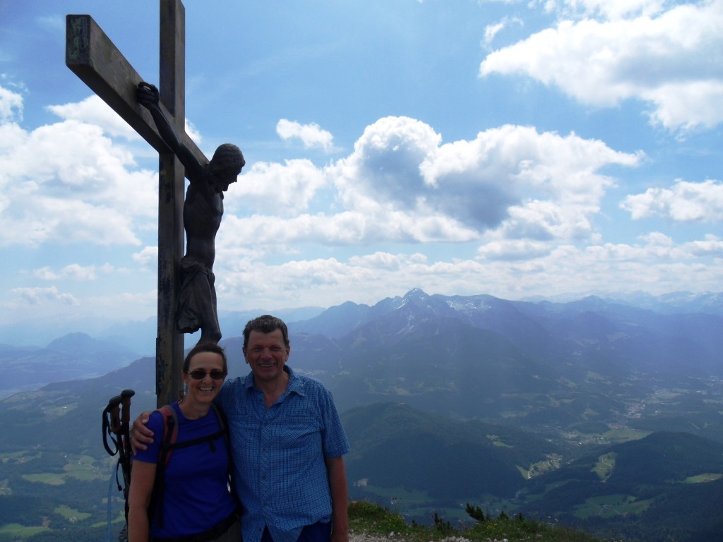 Gipfelkreuz am Berchtesgadener Hochthron