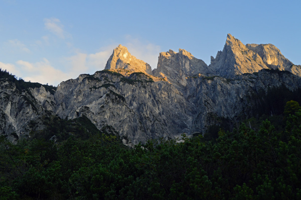 Die Ramsauer Dolomiten im Klausbachtal