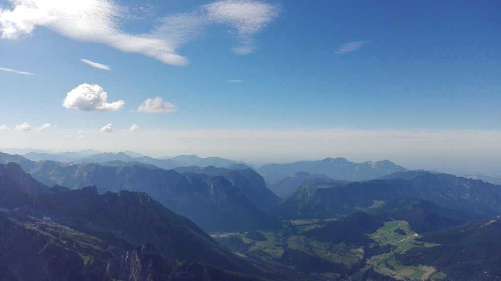 Die Chiemgauer Alpen - Bergkette reiht sich an Bergkette