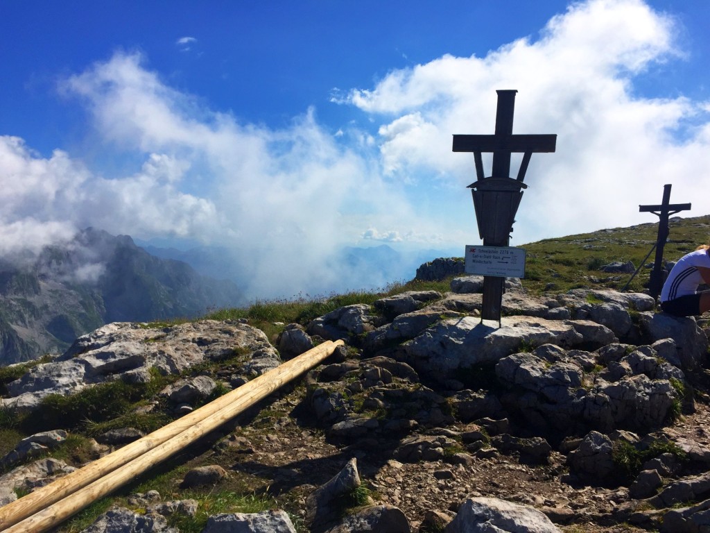 Das Gipfelkreuz am Schneibstein