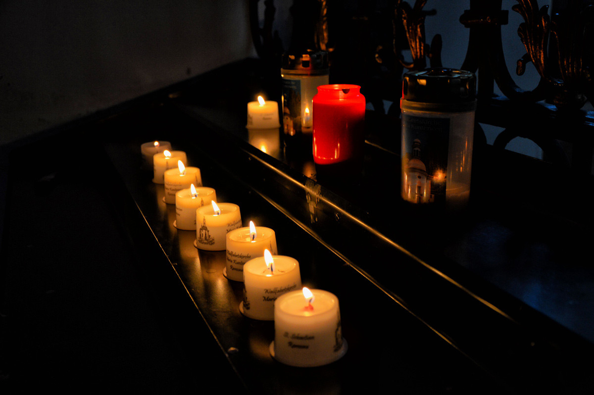 Kerzen in der Kunterwegkirche