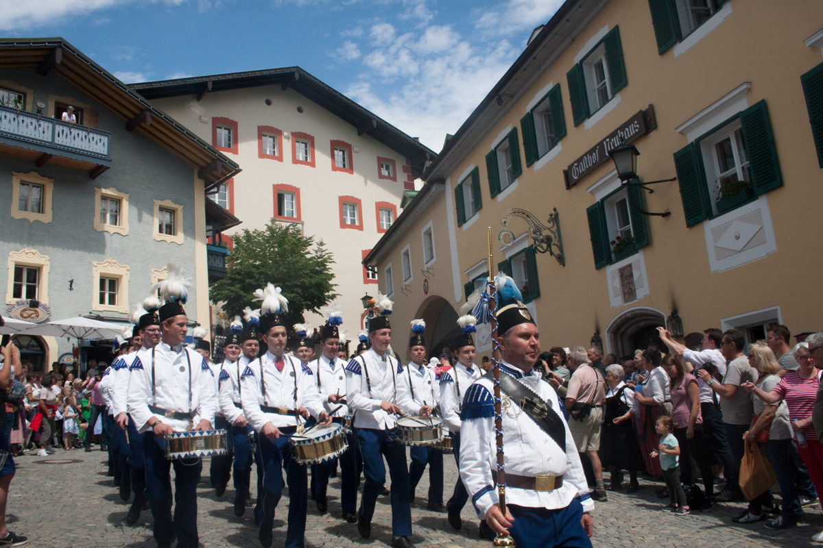 . Das traditionelle Bergfest der Bergknappen am 5. Juni wurde zum Höhepunkt der 500-Jahres-Feierlichkeiten des Salzbergwerks Berchtesgaden