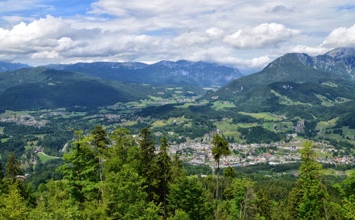 Blick ins Berchtesgadener Tal
