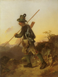 Jäger mit Birkhähnen Johann Matthias Ranftl