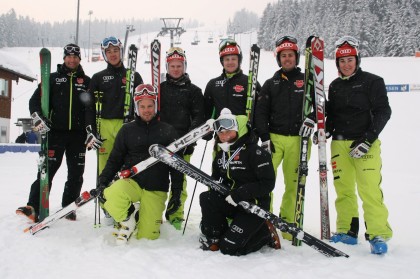 Die deutschen Skicrosser am Götschen