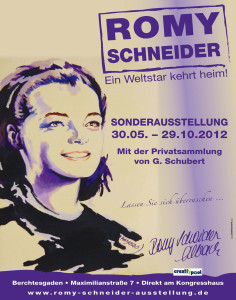 Plakat Romy Schneider Ausstellung