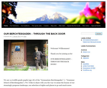 Our Berchtesgaden through the back door