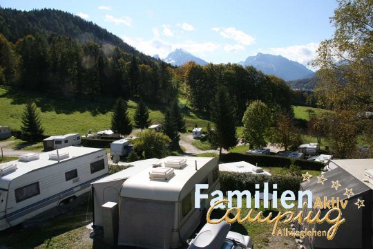 Fünf Sterne Camping in Berchtesgaden