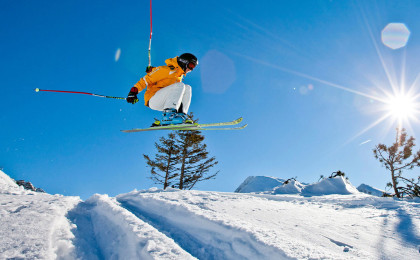 Ski Action im Berchtesgadener Land
