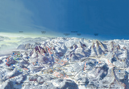 Berchtesgadener Skigebiete im Überblick