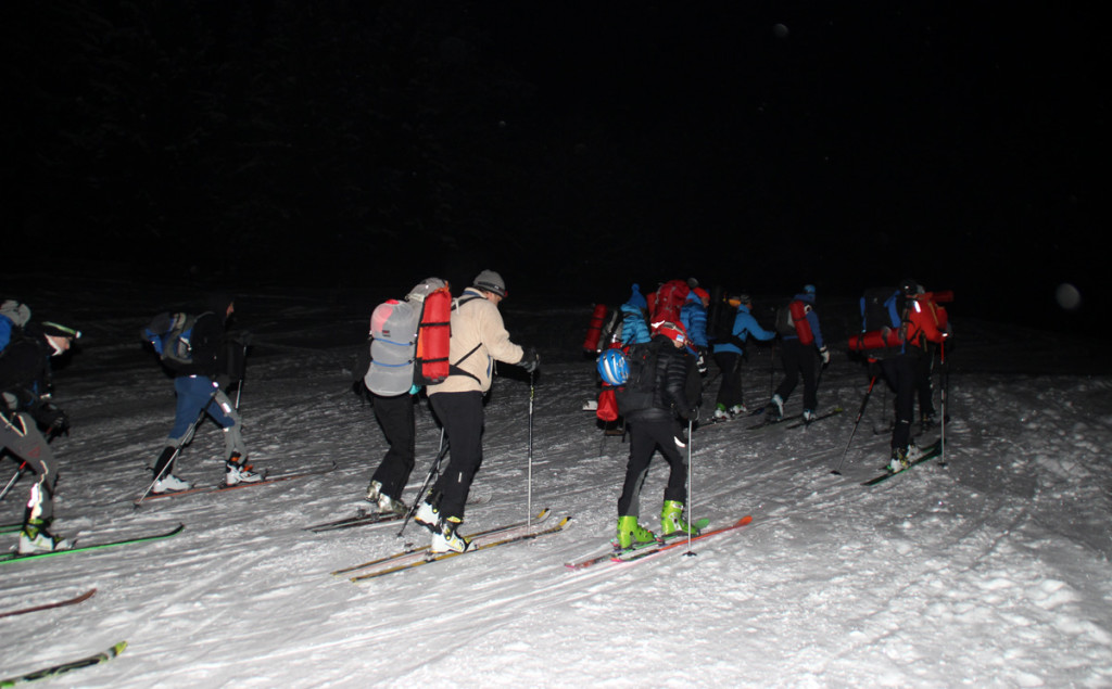 Freitagabend am Skitouren-Festival