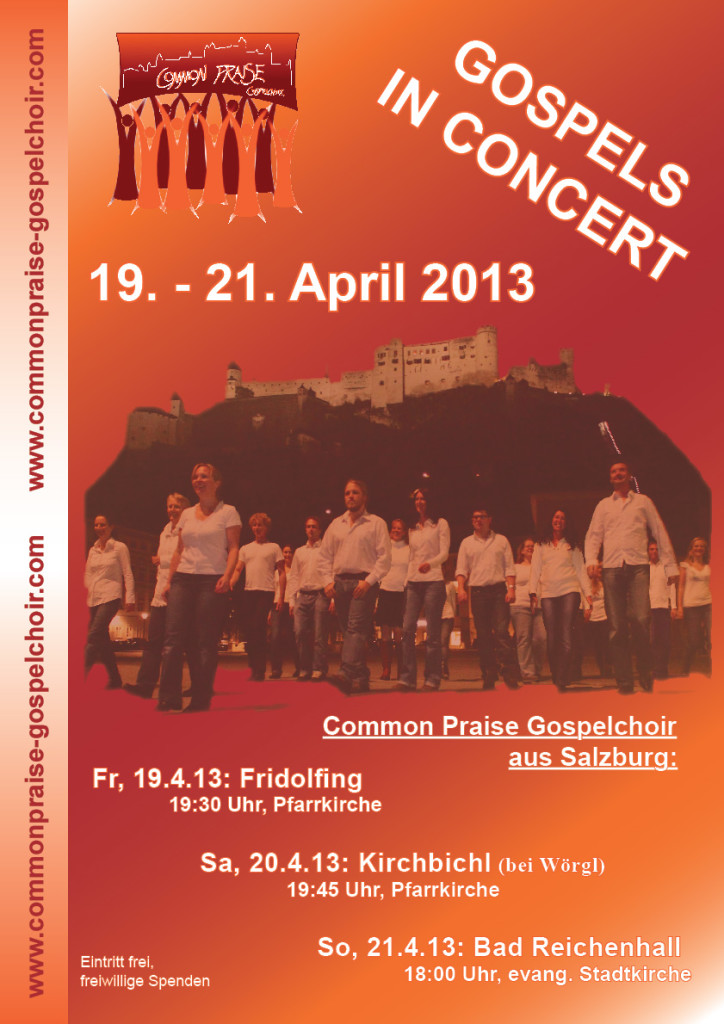 Gospel-Konzert in Bad Reichenhall