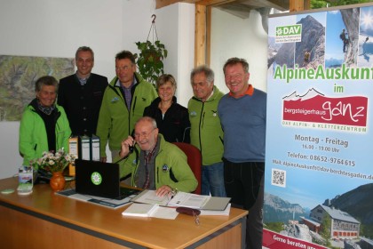 Eröffnung der Alpinen Auskunft des DAV Berchtesgaden