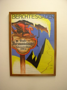 Werbeplakat Berchtesgaden Schelle