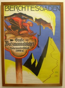 Werbeplakat Berchtesgaden Schelle