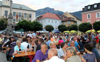 Rathausplatz beim Stadtfest