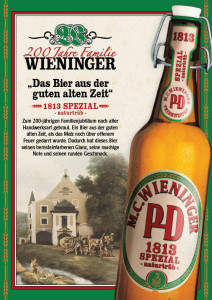Wieninger 1813 Jubiläumsbier