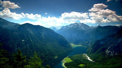 Königssee von oben © Bayerischer Rundfunk