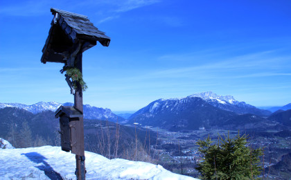 Der Berchtesgadener Talkessel vor dem Untersberg