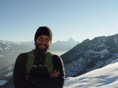 Der Autor Markus Bennemannin den Berchtesgadener Bergen