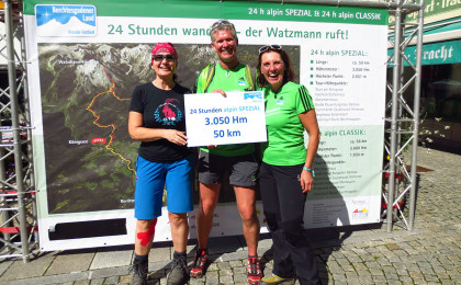 Maria Heifler, 24 Stunden Alpin mit Eddy und Moni