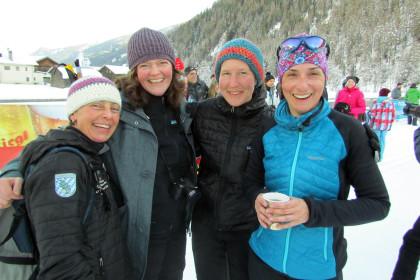Monika Lenz, Brigitte Berreiter, Barbara Winter und Katja Weisbecker (v.l.) sicherten sich den dritten Platz in der Damenwertung.