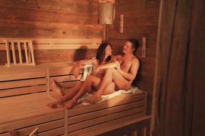 Sauna im Bar im Alm- & Wellnesshotel Alpenhof