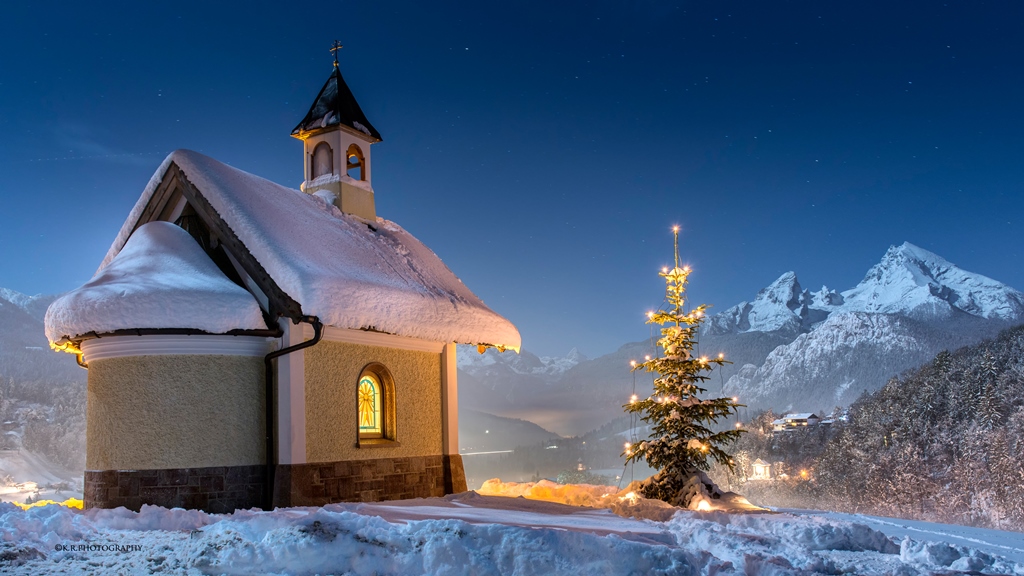 Die Kirchleitn Kapelle Berchtesgaden als Kalendermotiv?