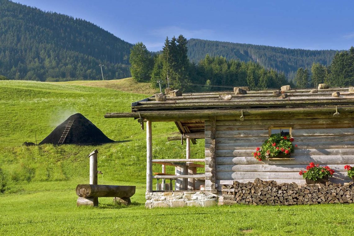die Hütte der Köhler in Neukirchen