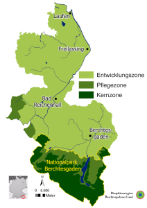 Karte Biosphärenregion