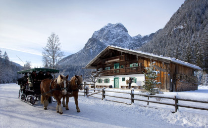Pferdeschlittenfahrt im Klausbachtal | Nationalpark Berchtesgaden