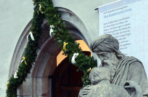 Das Nordportal der Stiftskirche Berchtesgaden