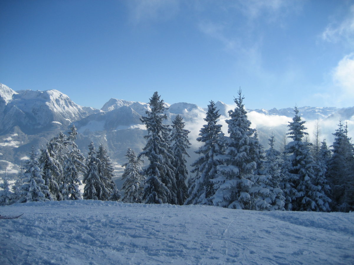 Endlich Schnee im Berchtesgadener Land