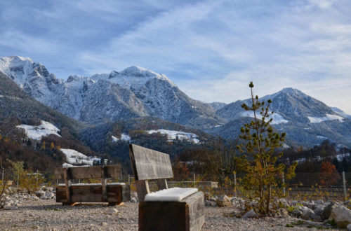 Schöne Aussichten vom Aussenbereich des Haus der Berge in Berchtesgaden
