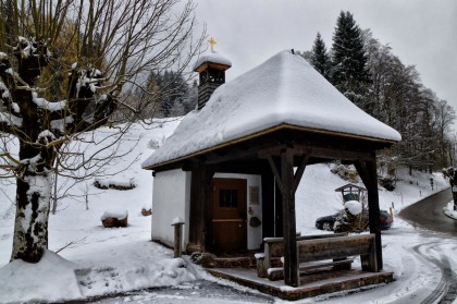 Die Kapelle am Alpengasthof Vorderbrand