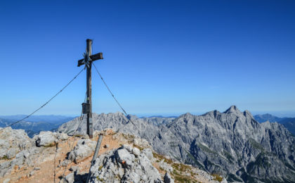 Gipfelkreuz Großer Hundstod (2.594 Meter)